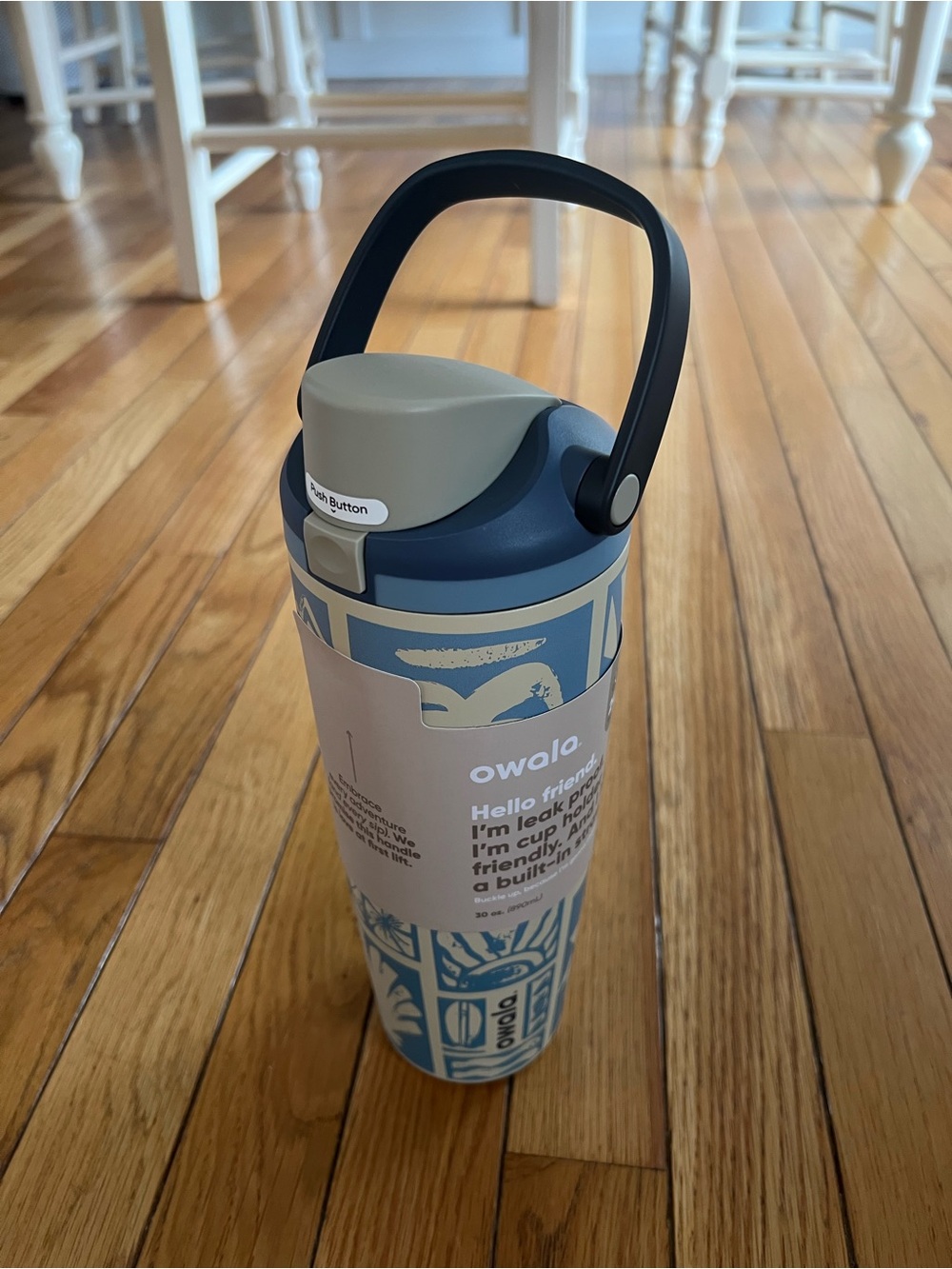 Owala FreeSip Sway 30oz Stainless Steel Vintage Surf